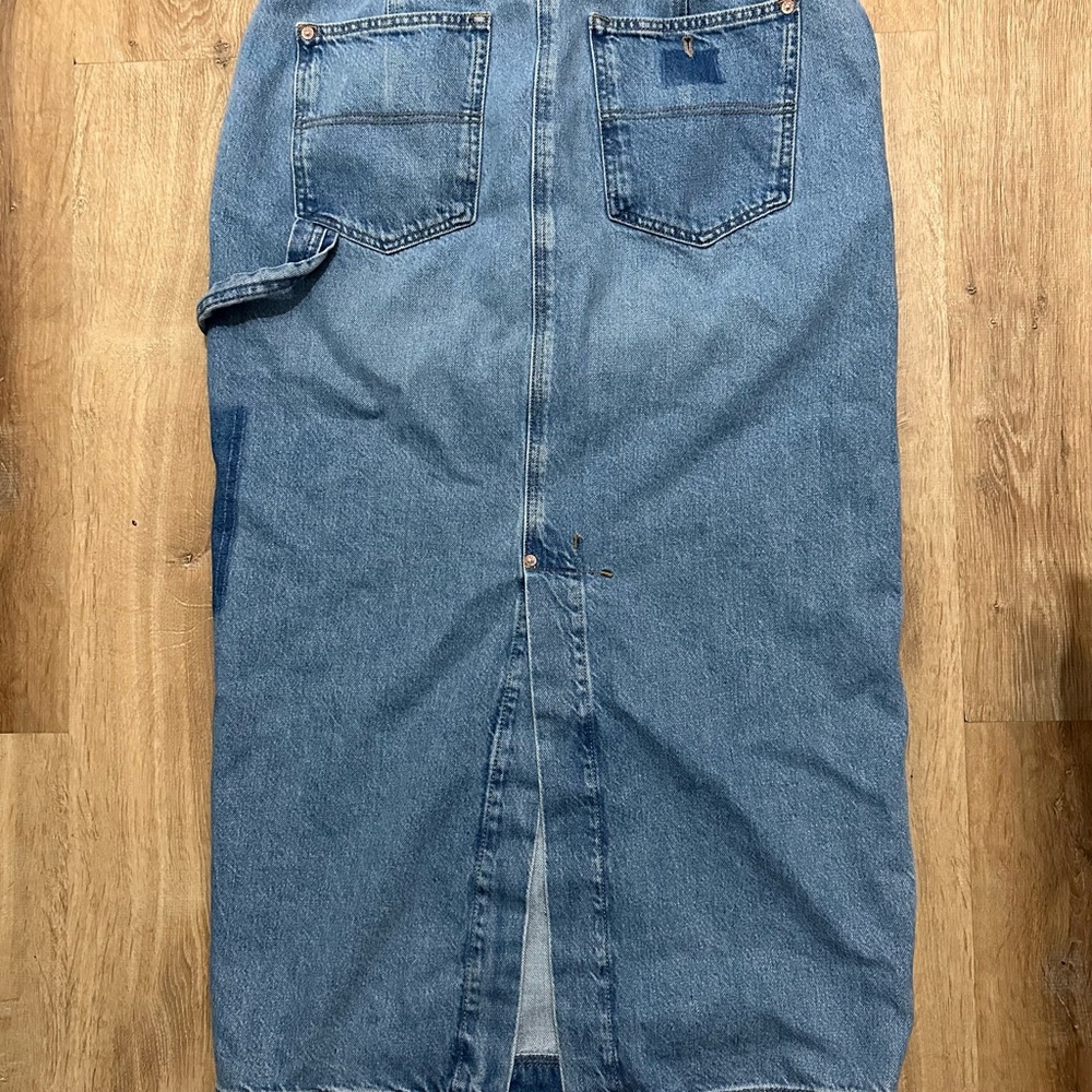 We The Free Francisco Denim Maxi Skirt - Picture 2 of 8